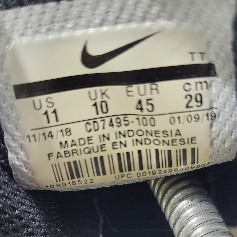 NIKE AIR MAX 95 RUNNING SHOES MEN'S SIZE 11 GREY AMARILLO CD7495-100 - Picture 5 of 16